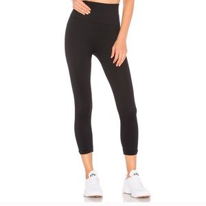 Morgan Stewart x Touché LA Black Ribbed Leggings
